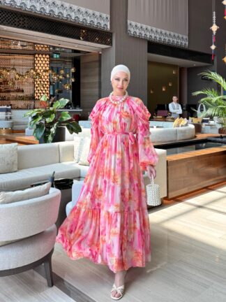 Bahar Elbise Pembe