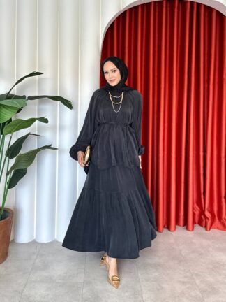 Leyla Etekli Takım Siyah