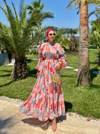 Bahar Elbise Kırmızı