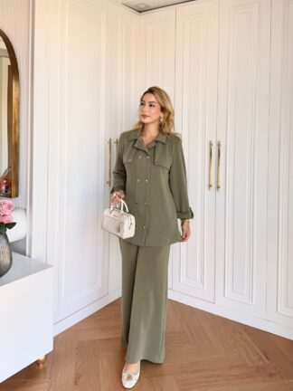 Melis Pantolonlu Takım Haki