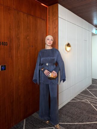 Hacer Pantolonlu Takım Lacivert