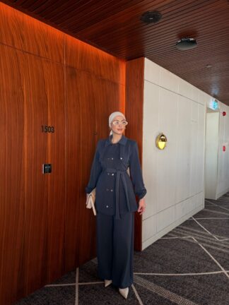 Melis Pantolonlu Takım İndigo