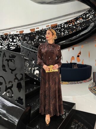 Şengül Elbise Kahve