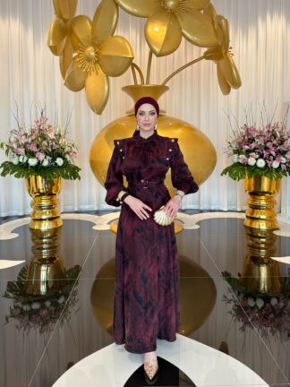 Şengül Elbise Bordo