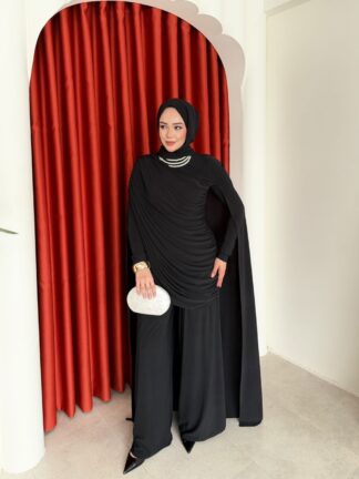 Miray Pantolon Takım Siyah