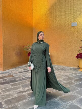 Miray Pantolon Takım Haki