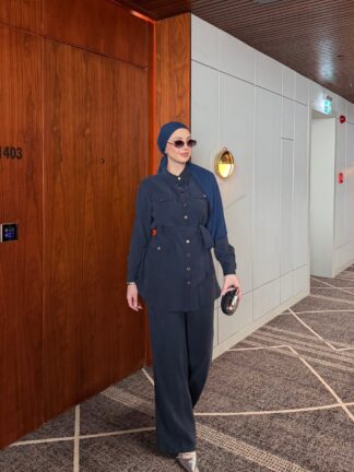 Asu Pantolon Takım Lacivert