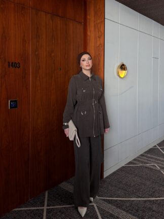 Benan Pantolon Takım Acı Kahve