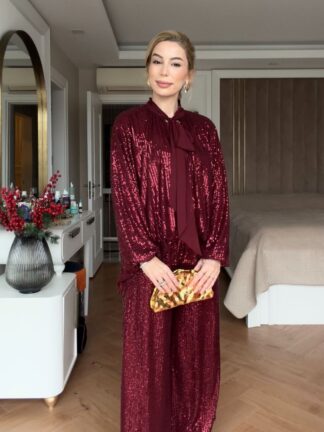 Zeren Pantolonlu Takım Kırmızı