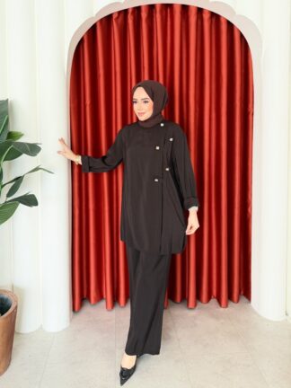 Kadriye Pantolon Takım Acı Kahve