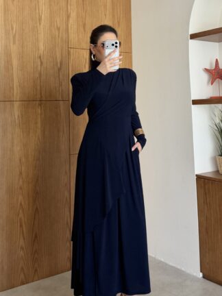 Hande Elbise Lacivert