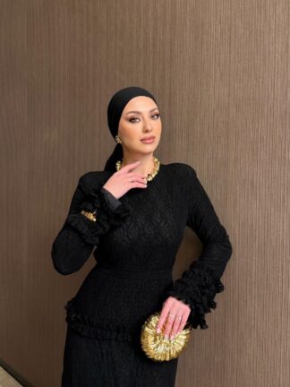 Saye  Elbise Siyah