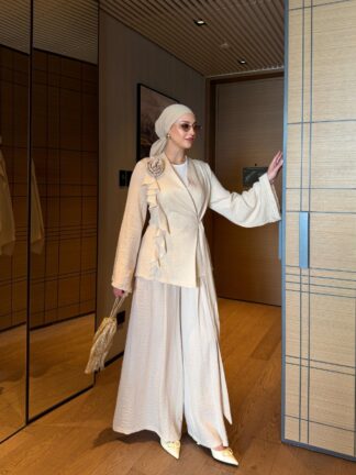 Alis Pantolon Takım Bej