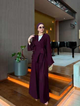 Alis Pantolon Takım Mürdüm