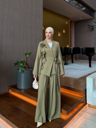 Alis Pantolon Takım Mint Yeşili