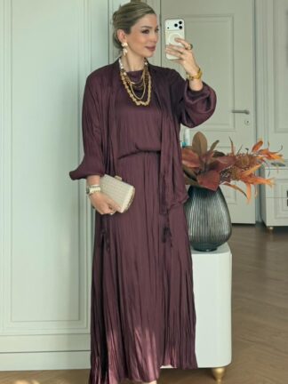 Aygül Etekli Takım Bordo