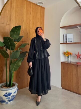Cemre Etekli Takım Siyah