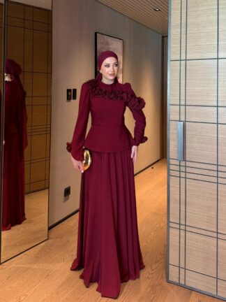 Nilgün Abiye Bordo