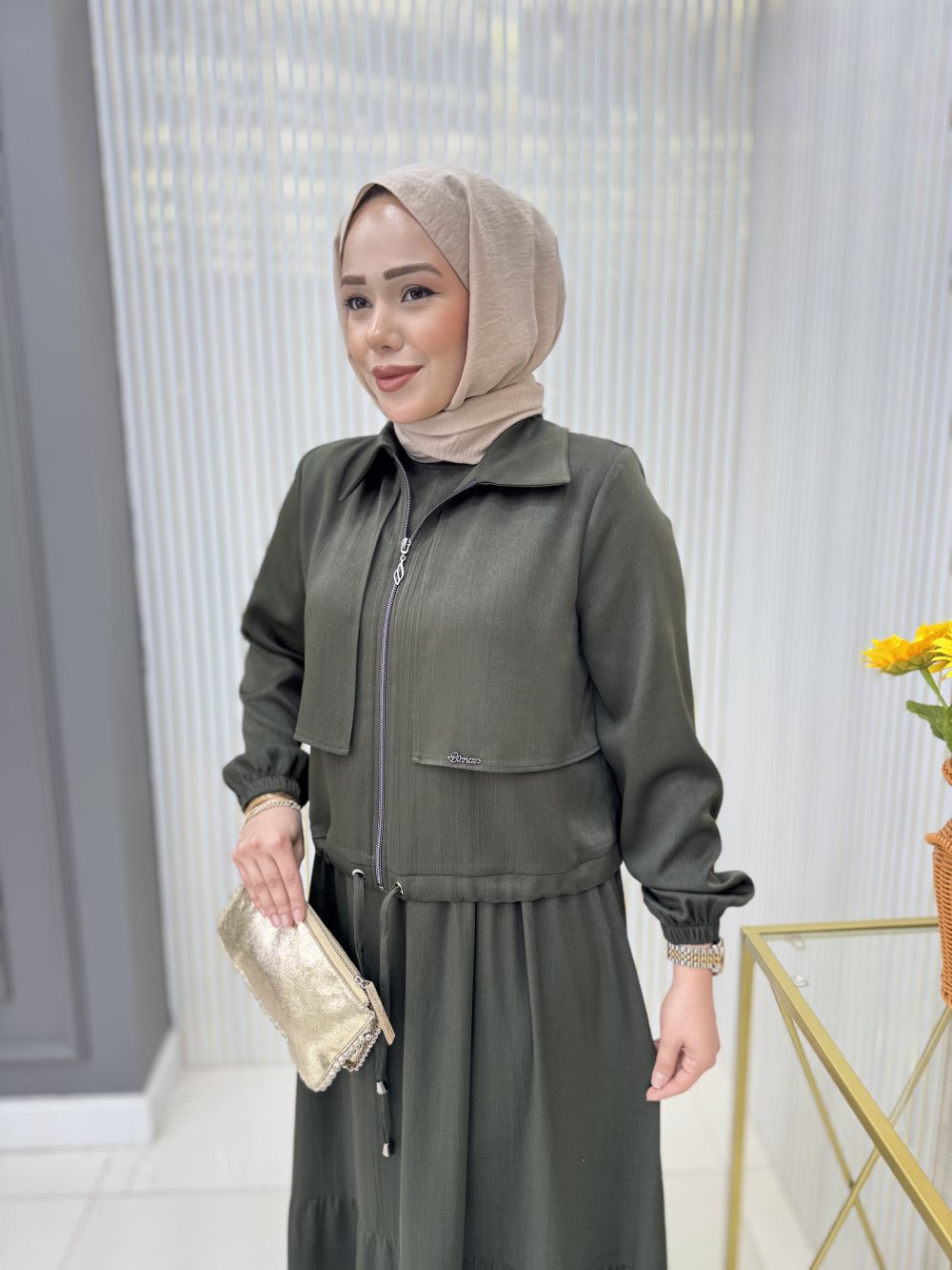 Fahriye Ceketli Elbise - Görsel 3